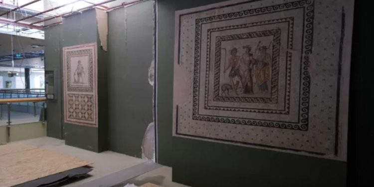 Hatay’daki dünya mirası mozaikler zelzeleye karşı bu türlü korunuyor